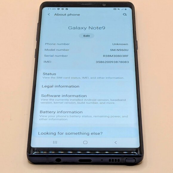 Samsung Galaxy Note9 128GB Blue (Unlocked) #6*** - Picture 4 of 5